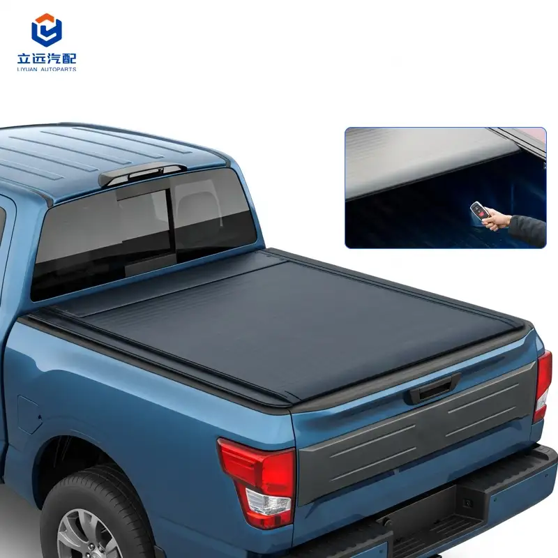 Nissan Mitsubishi အတွက် လျှပ်စစ် Hard Aluminum Retractable Tonneau Cover