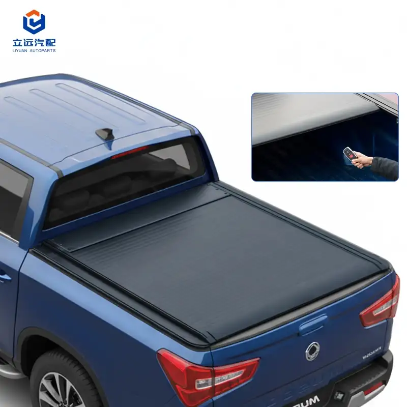 Ssangyong အတွက် လျှပ်စစ် Hard Aluminum Retractable Tonneau Cover