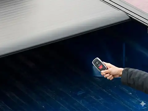 Electric Hard Aluminum Retractable Tonneau Cover for Isuzu