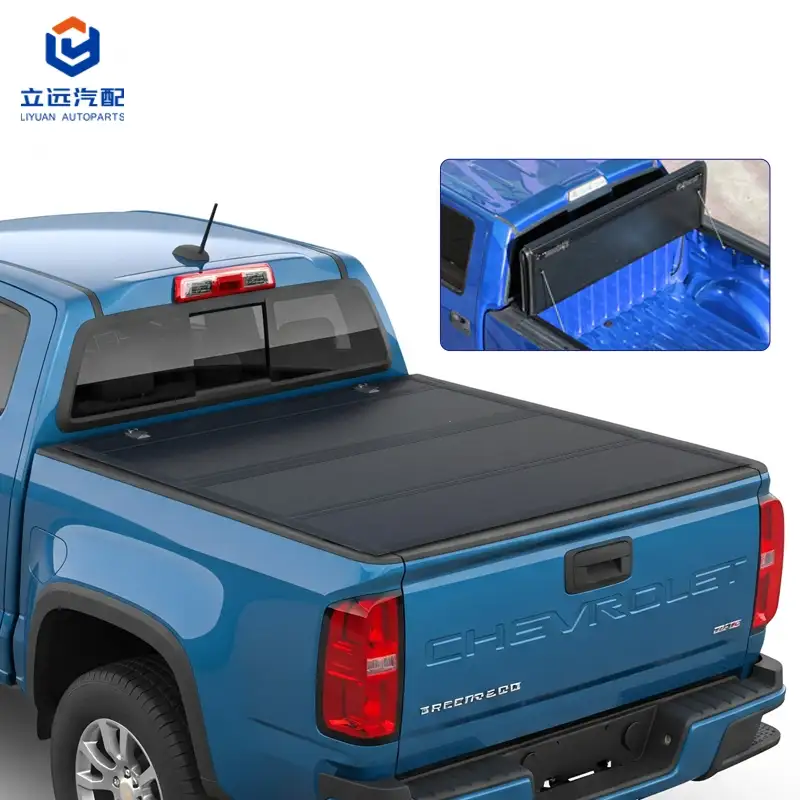 Cheverolet အတွက် Low Profile Hard Quad-Fold Tonneau အဖုံး