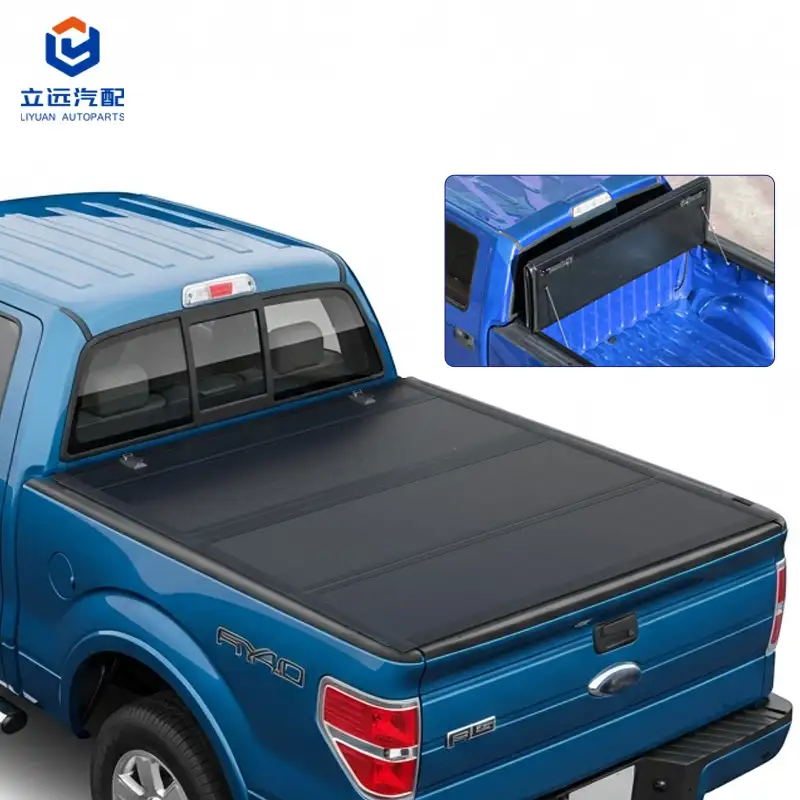 Ford အတွက် Low Profile Hard Quad-Fold Tonneau Cover