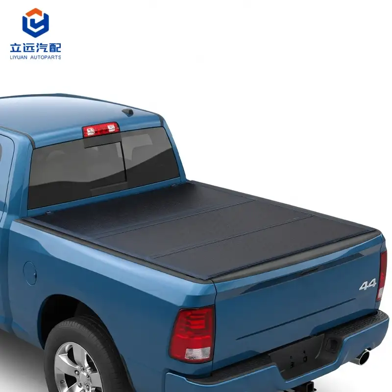 Dodge Ram အတွက် Low Profile Hard Tri-Fold Tonneau အဖုံး