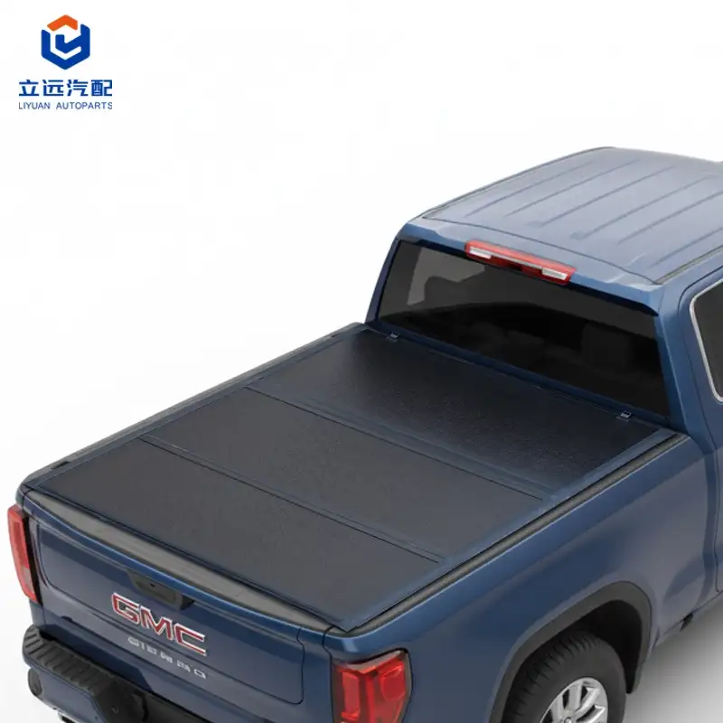 GMC အတွက် Low Profile Hard Tri-Fold Tonneau Cover