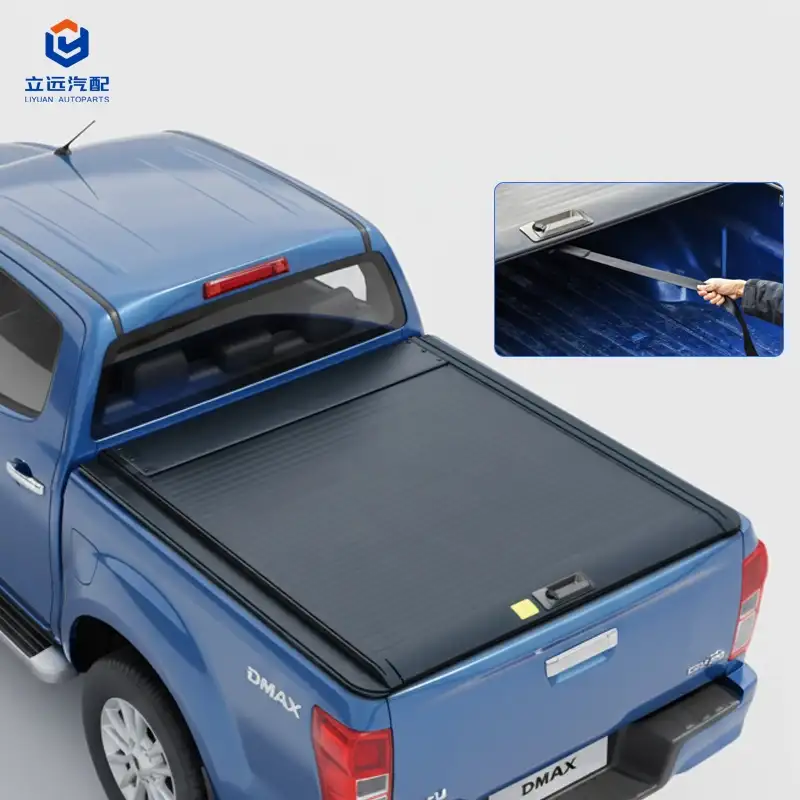 Isuzu အတွက် လက်ဖြင့် Hard Aluminum Retractable Tonneau Cover