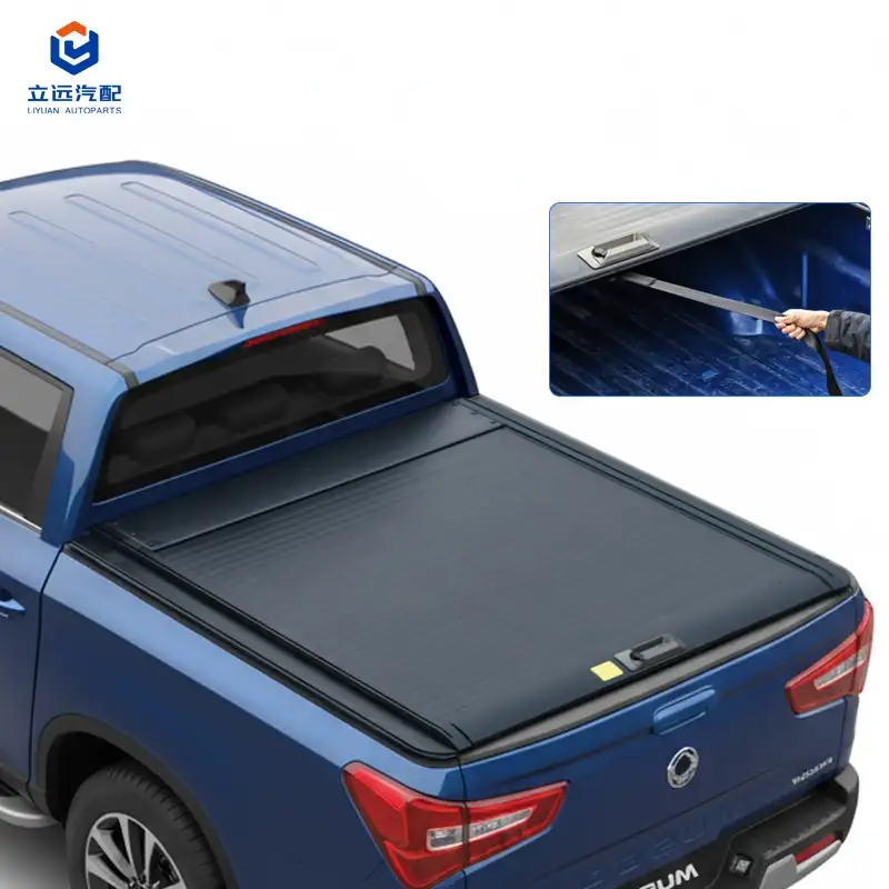 Ssangyong အတွက် လက်ဖြင့် Hard Aluminum Retractable Tonneau Cover