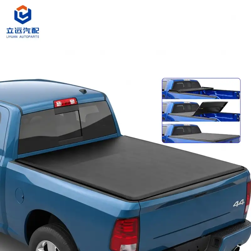 Dodge အတွက် Soft Vinyl Tri-Fold Tonneau အဖုံး