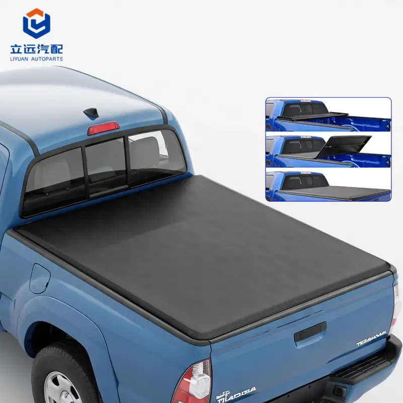 Toyota အတွက် Soft Vinyl Tri-Fold Tonneau အဖုံး